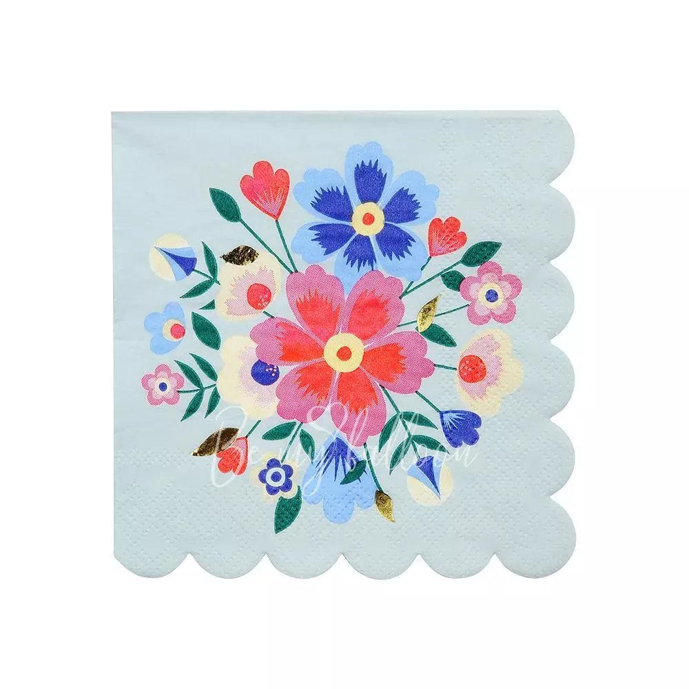 Bright Floral Napkins (small)