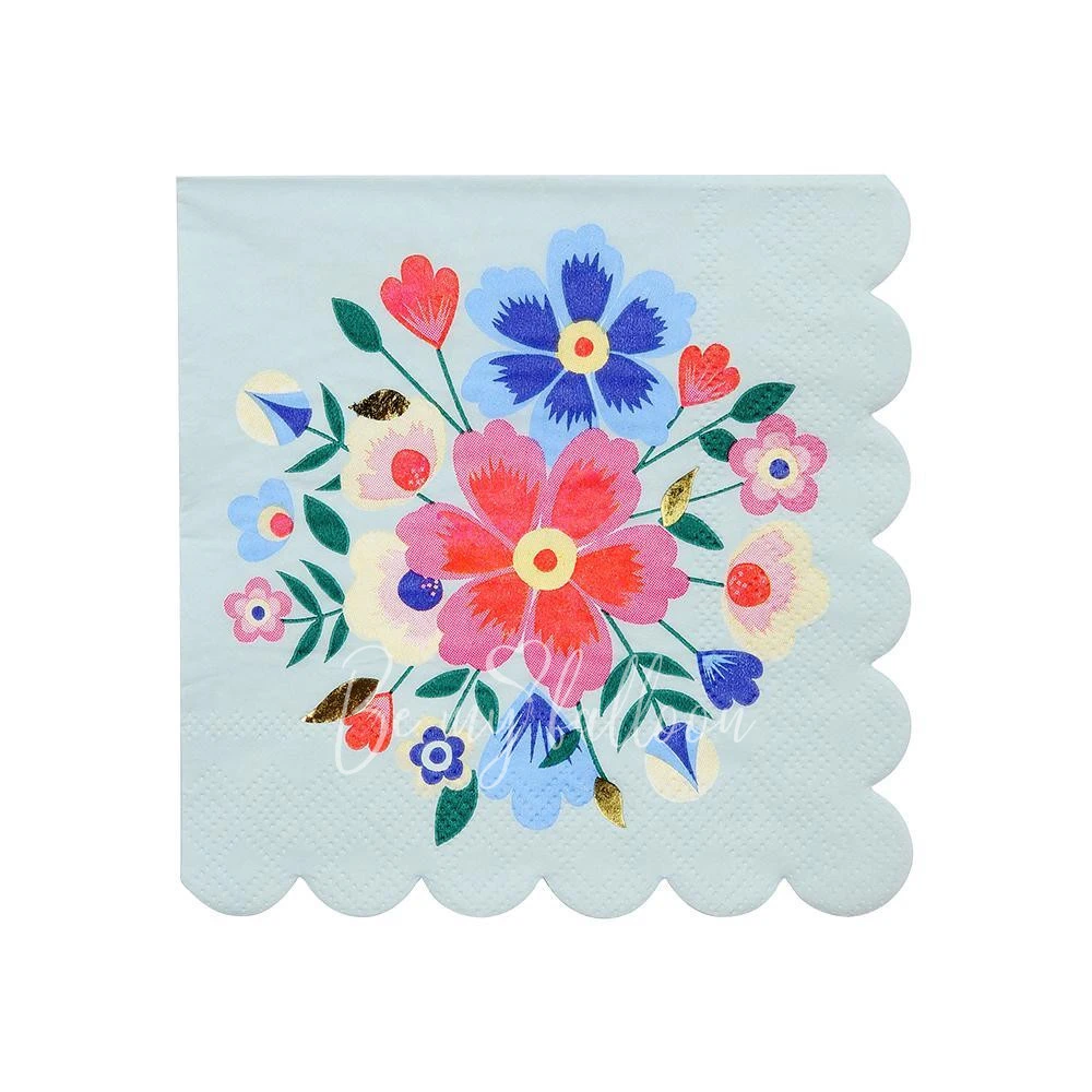 Bright Floral Napkins (small)