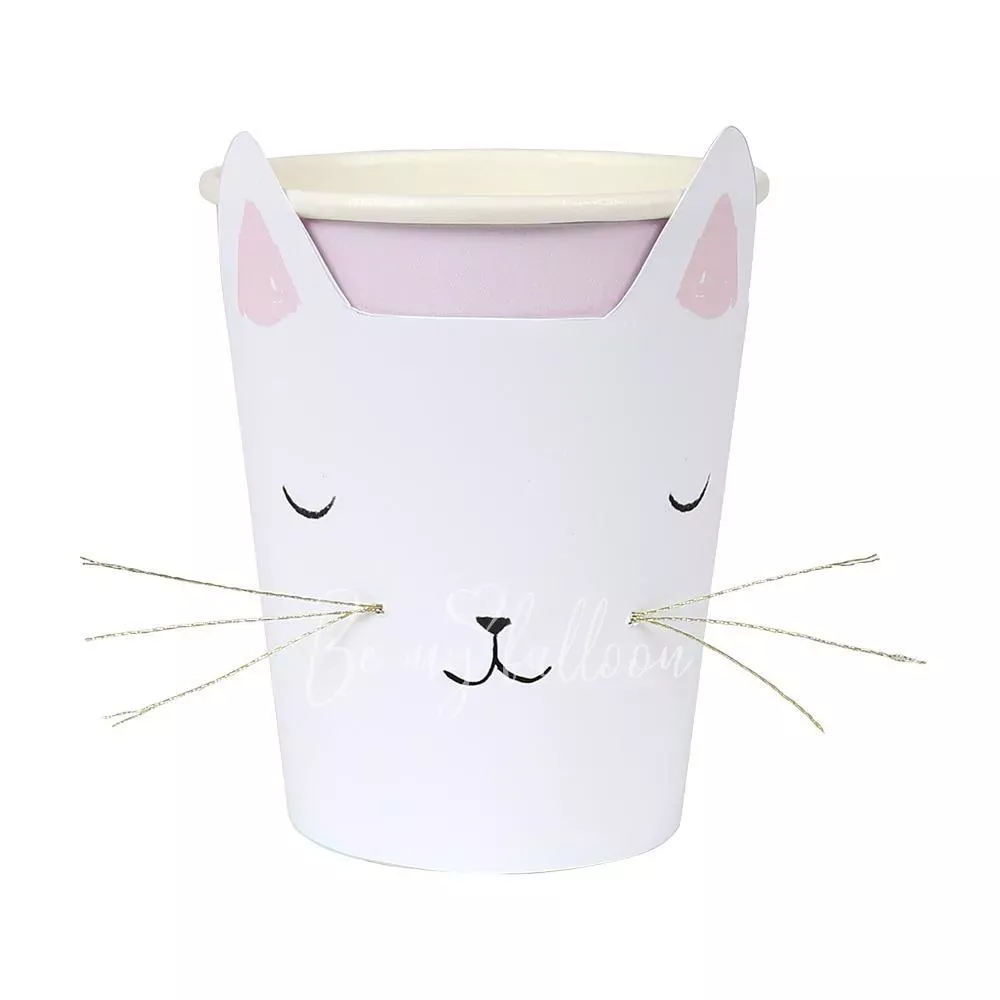 Cat with Whiskers Cups