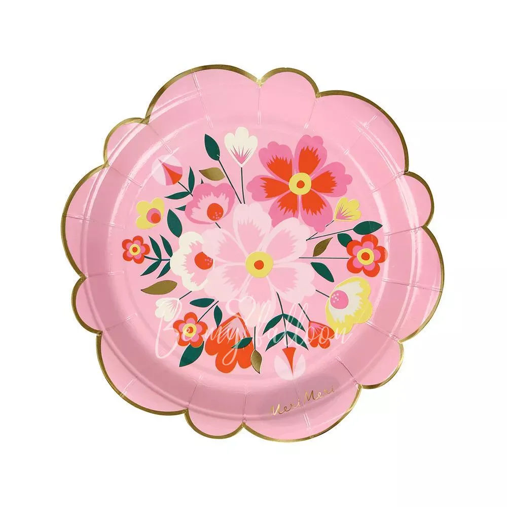 Bright Floral Plates (small)
