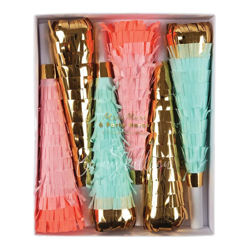 Fringed Party Horns