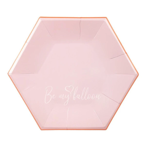 Pink Pastel Plates (large)