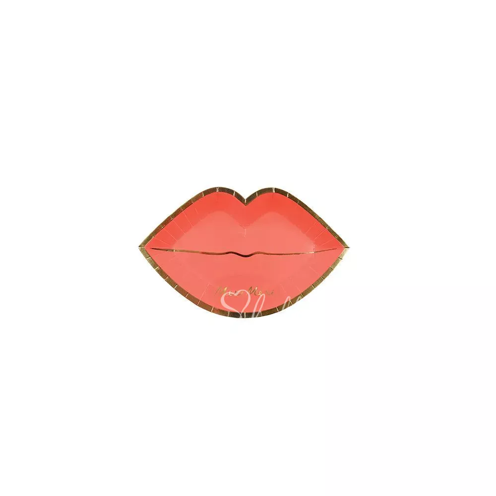Pink Lips Canape Plates