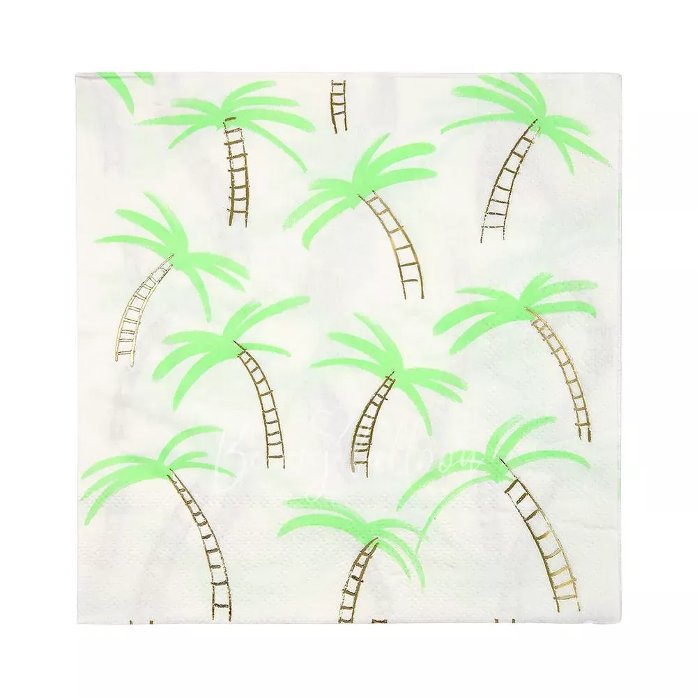 Салфетки для вечеринки Palm Trees (большие)