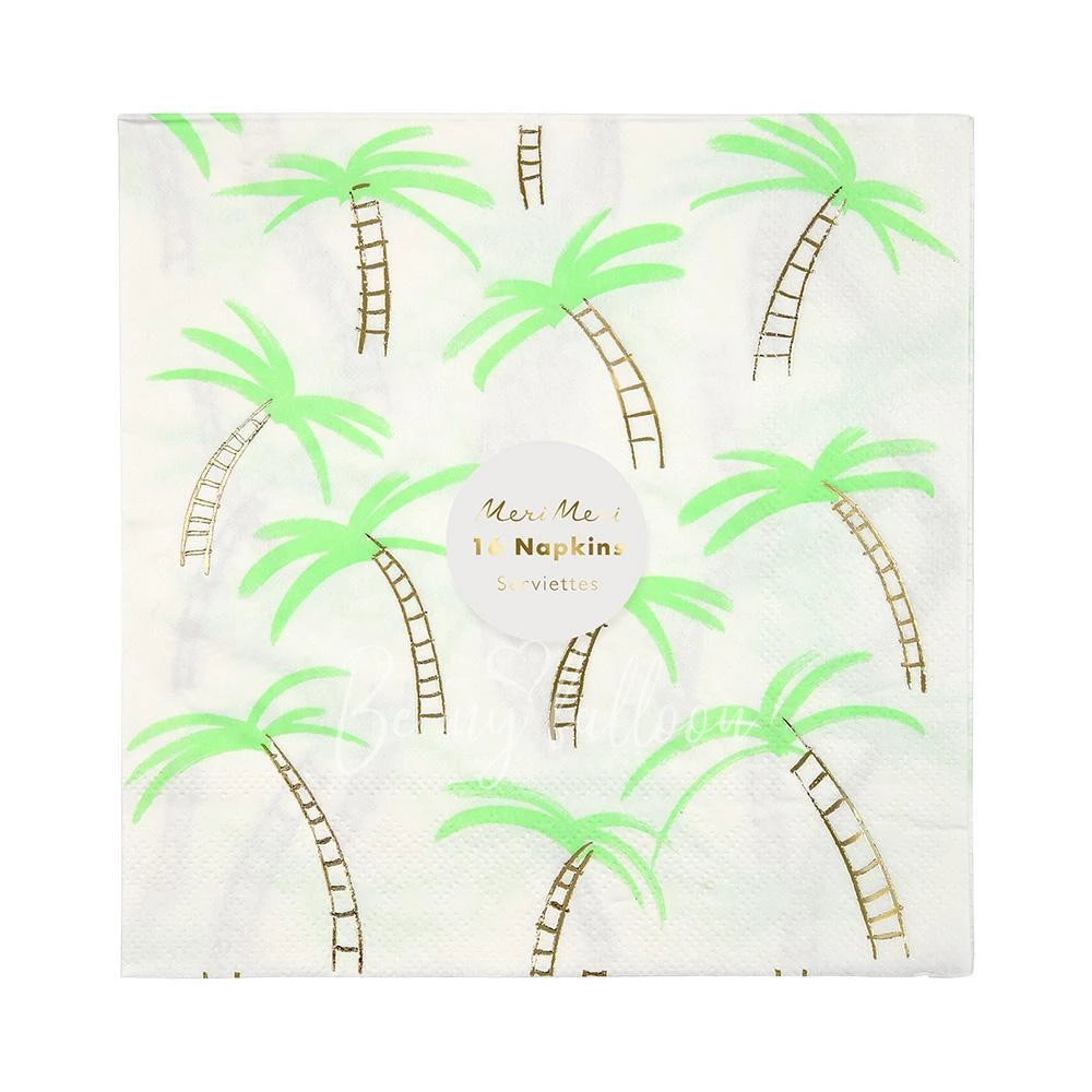 Салфетки для вечеринки Palm Trees (большие)