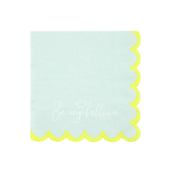Салфетки для вечеринки Mint Pastel (маленькие)