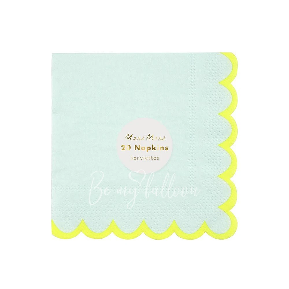 Салфетки для вечеринки Mint Pastel (маленькие)