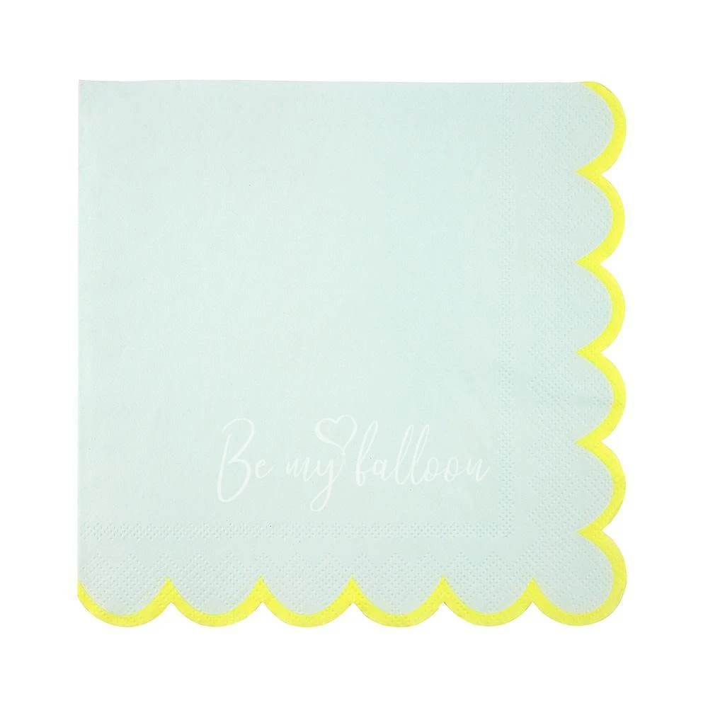 Салфетки для вечеринки Mint Pastel (большие)