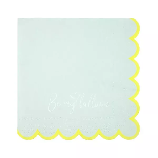Салфетки для вечеринки Mint Pastel (большие)