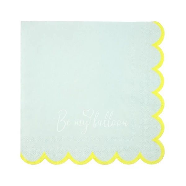 Салфетки для вечеринки Mint Pastel (большие)