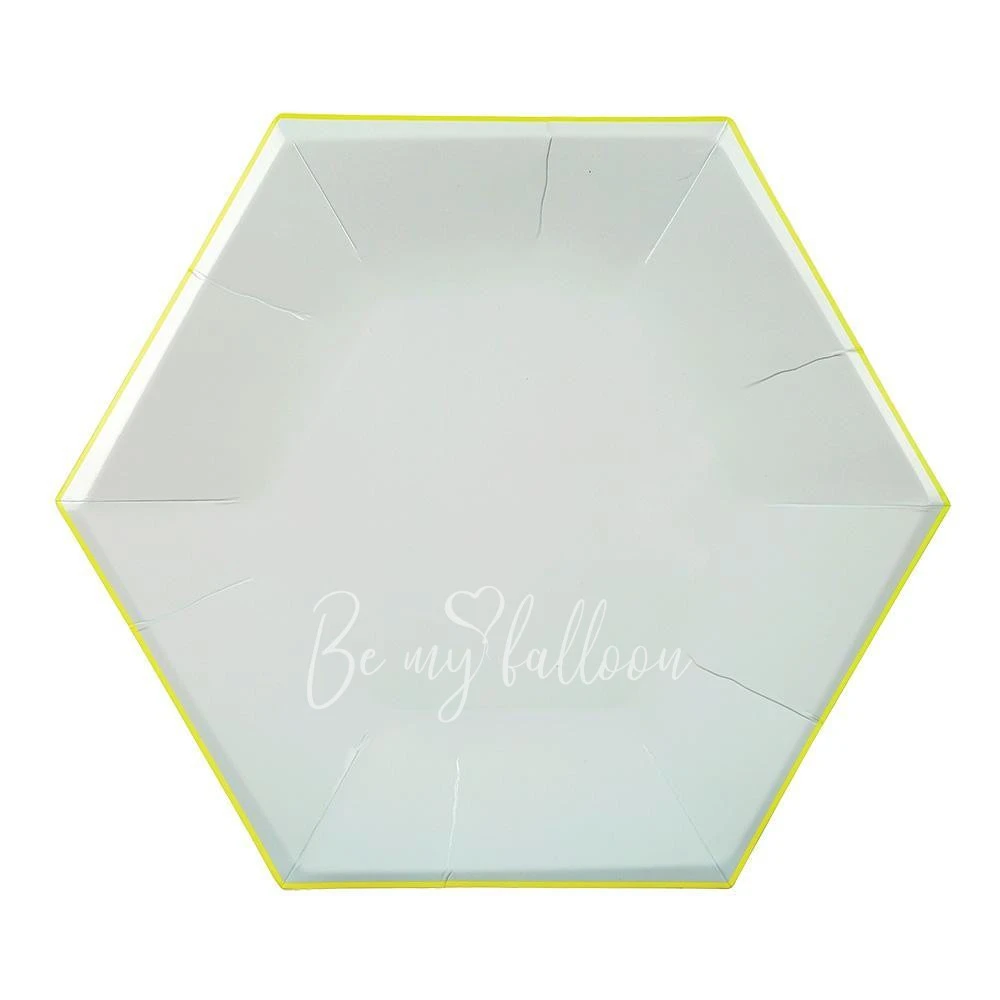 Mint Pastel Plates (large)
