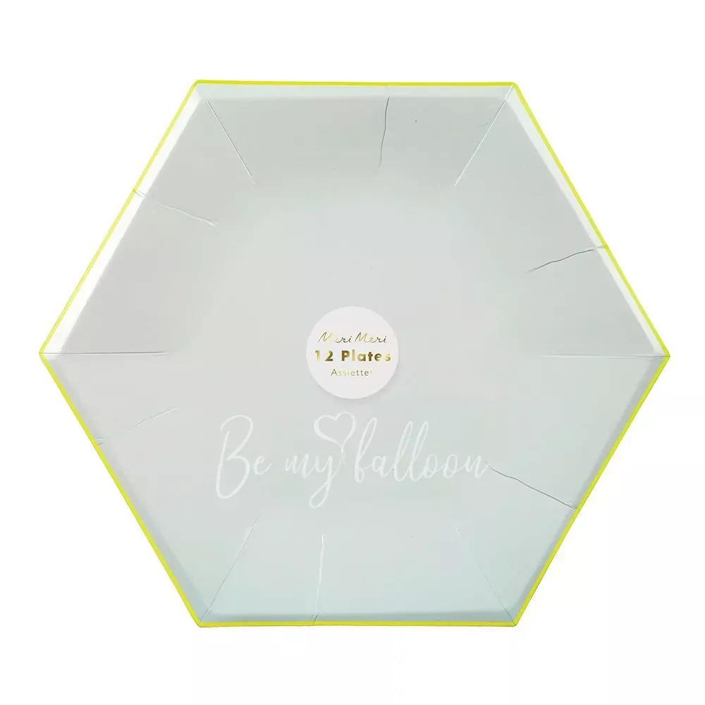 Mint Pastel Plates (large)