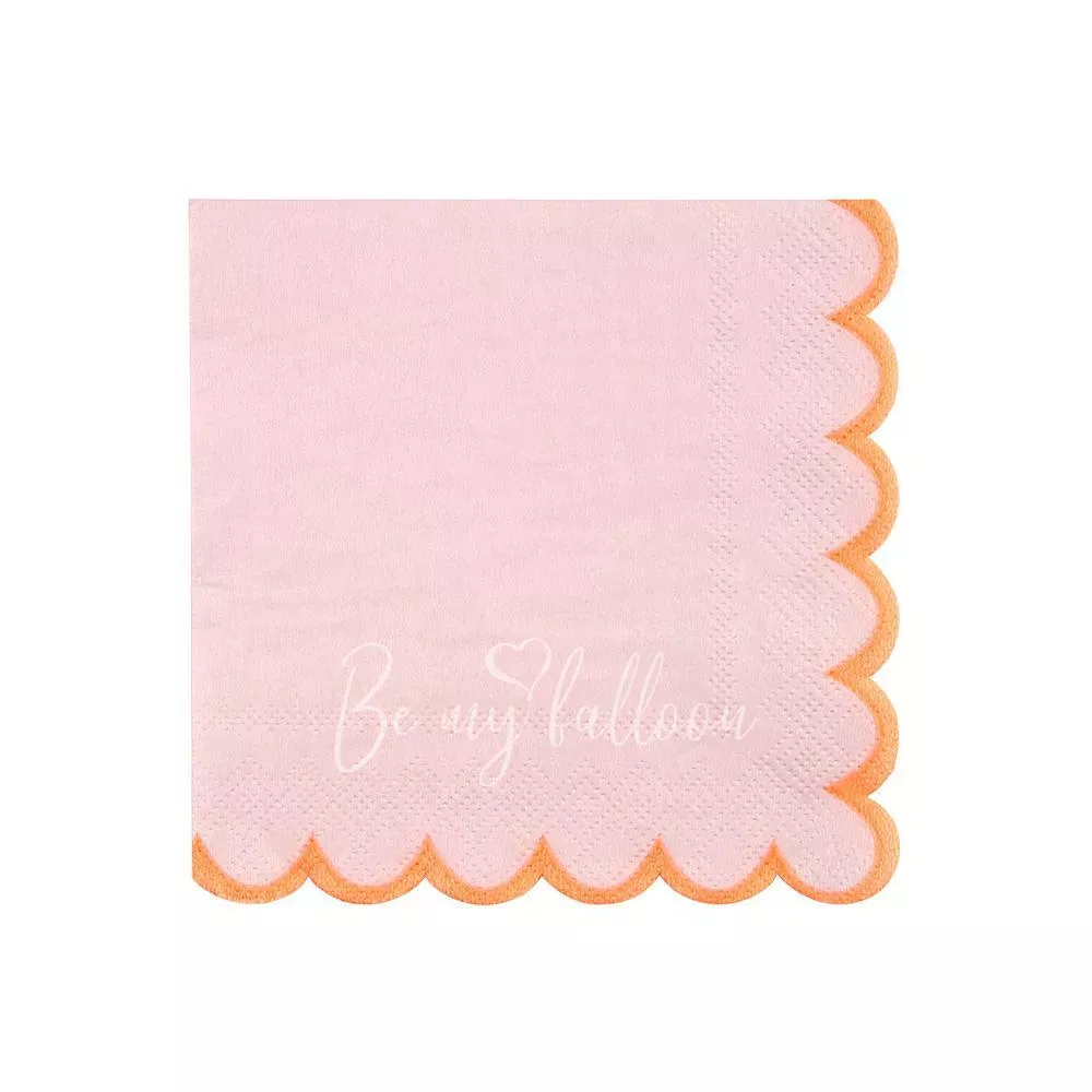 Салфетки для вечеринки Pink Pastel (маленькие)