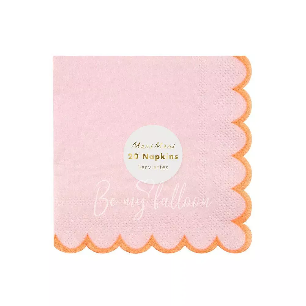 Салфетки для вечеринки Pink Pastel (маленькие)