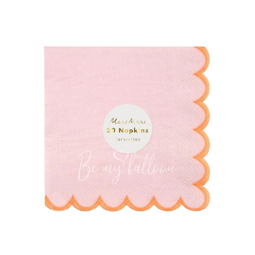 Салфетки для вечеринки Pink Pastel (маленькие)