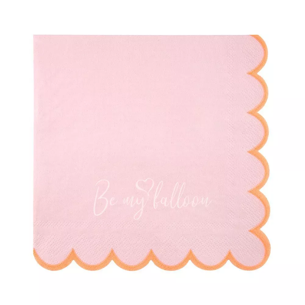 Салфетки для вечеринки Pink Pastel (большие)