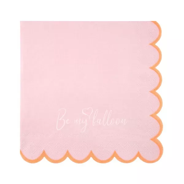 Салфетки для вечеринки Pink Pastel (большие)