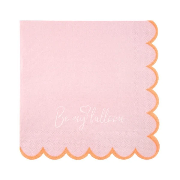 Салфетки для вечеринки Pink Pastel (большие)