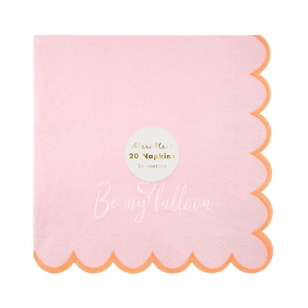 Салфетки для вечеринки Pink Pastel (большие)