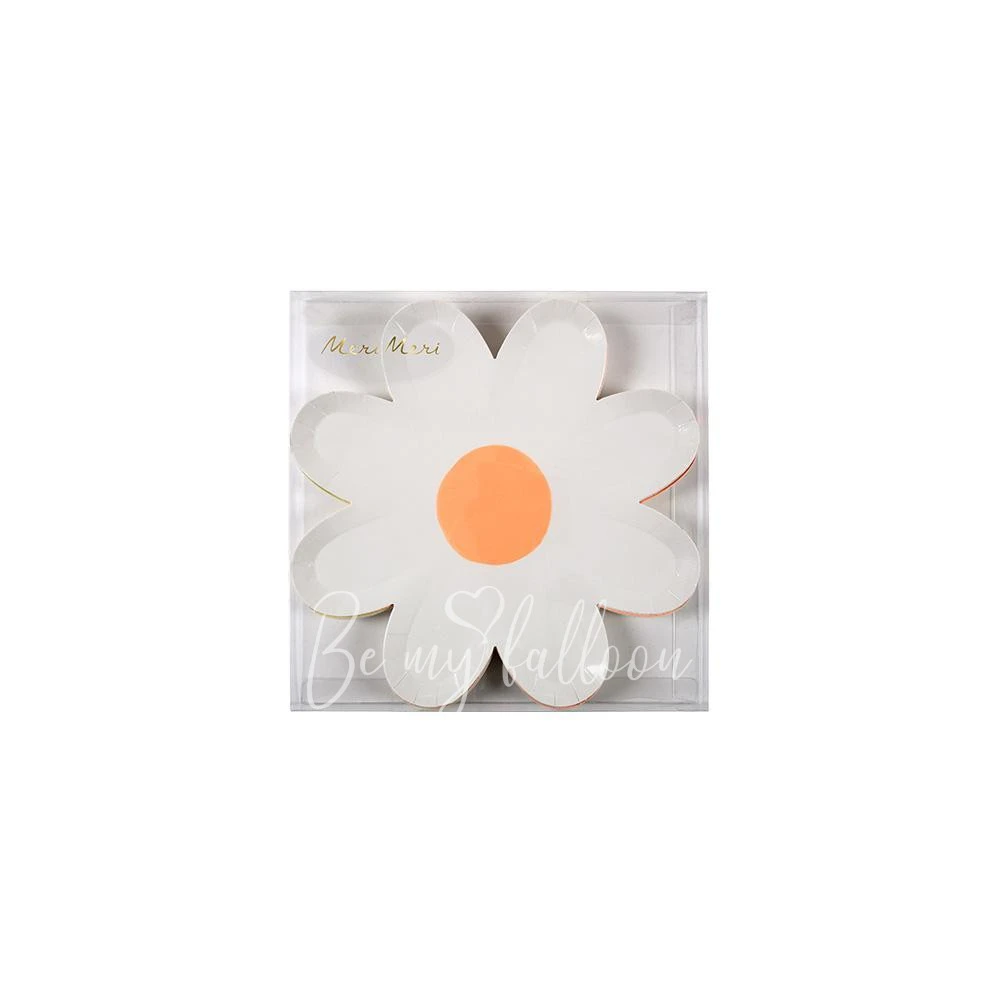 Pastel Daisy Canape Plates