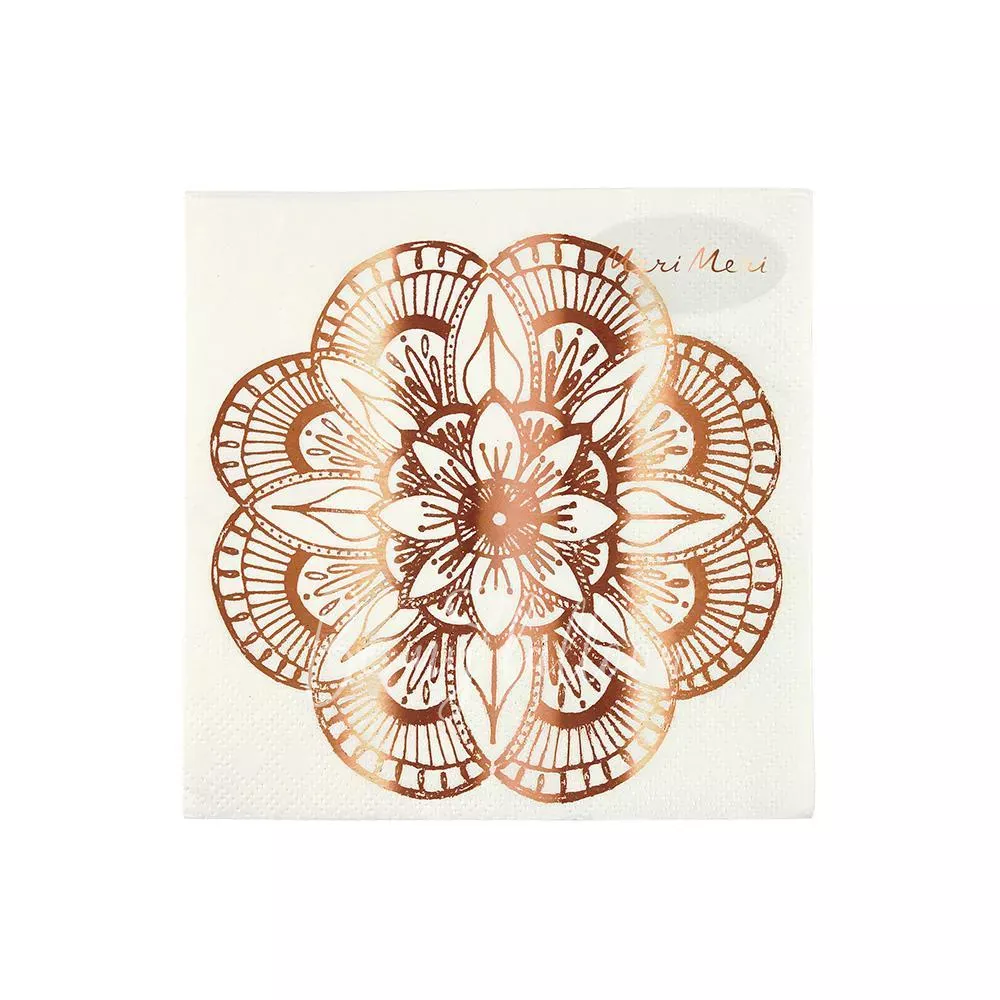 Салфетки для вечеринки Mandala (маленькие)