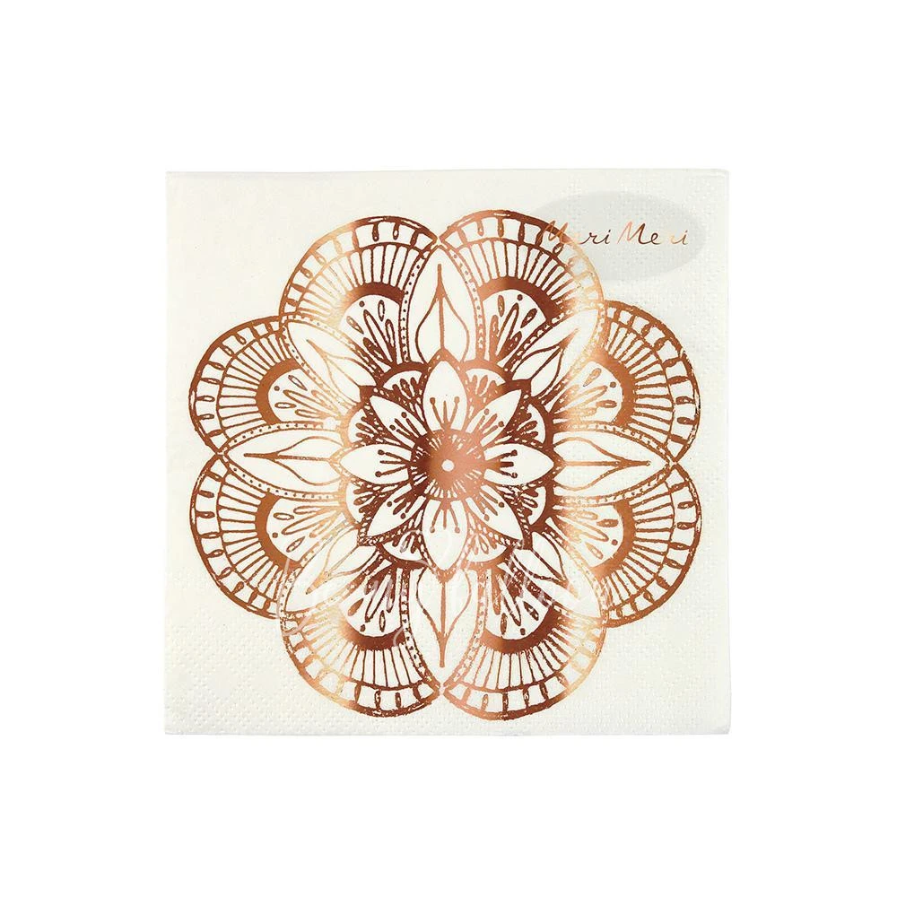 Салфетки для вечеринки Mandala (маленькие)