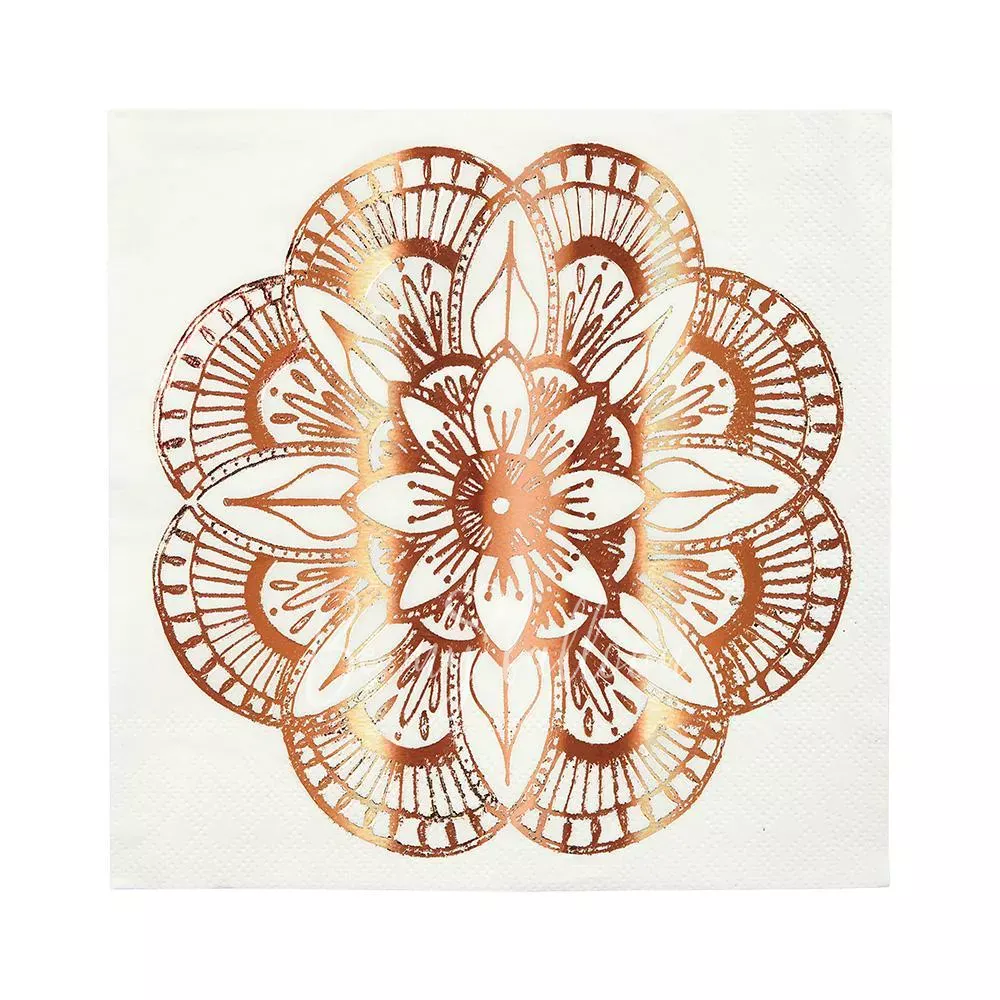 Салфетки для вечеринки Mandala (большие)