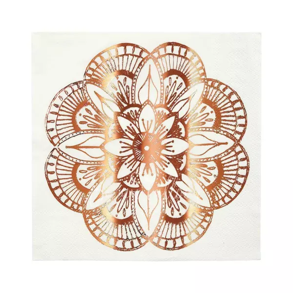 Салфетки для вечеринки Mandala (большие)