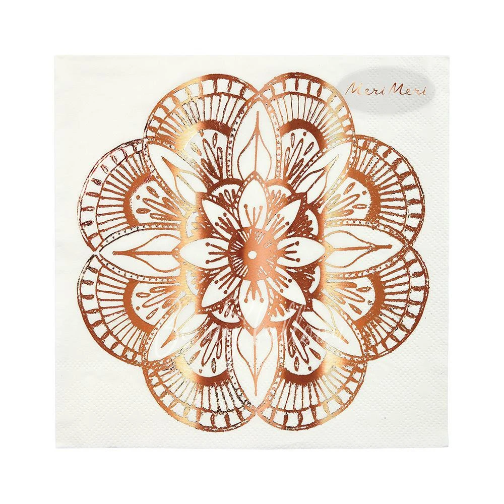 Салфетки для вечеринки Mandala (большие)