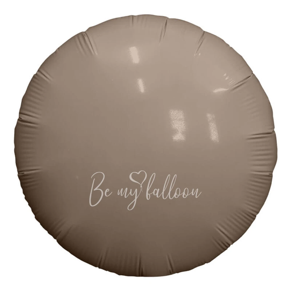 18" Cacao round foil shape