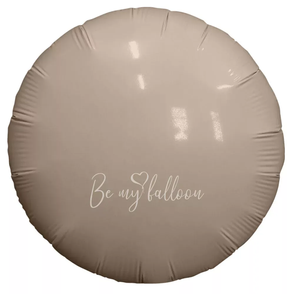 18" Шар из фольги Круг латте