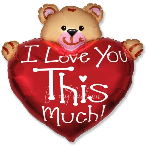 38" Bear I love you