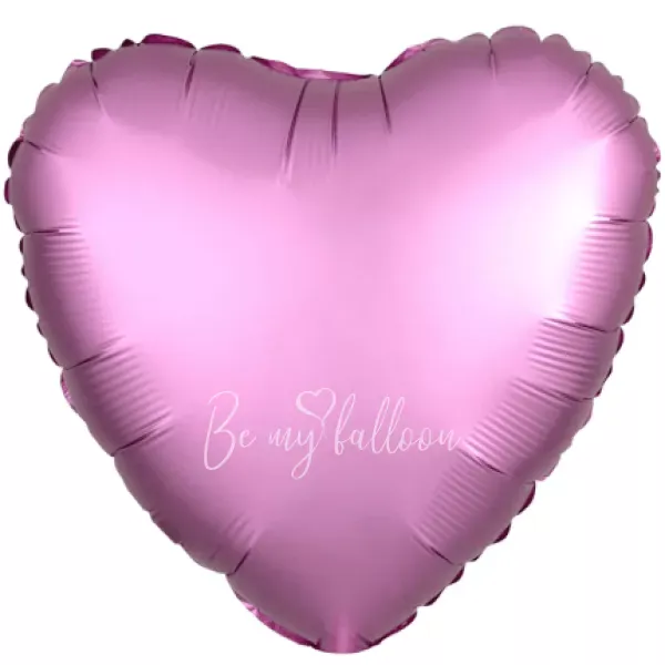 19" Helium foil satin Pink Heart balloon
