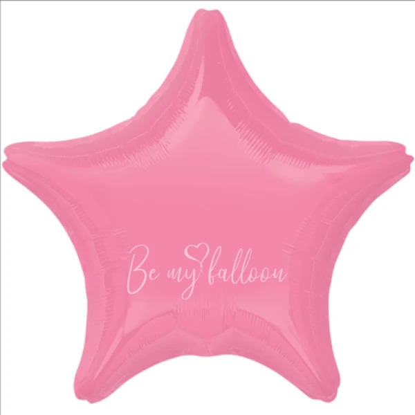 32" Helium foil balloon gloss Pink Star 
