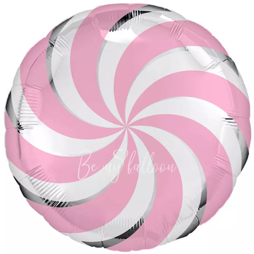 18 " الهيليوم احباط لمعان الوردي الحلوى جولة بالون