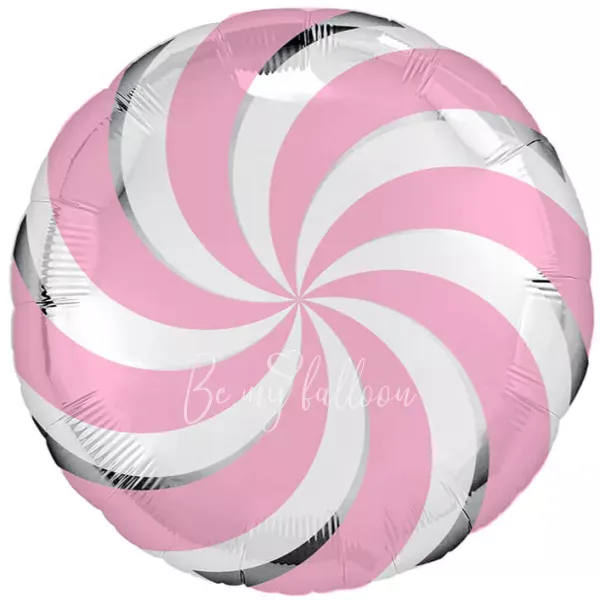 18 " الهيليوم احباط لمعان الوردي الحلوى جولة بالون