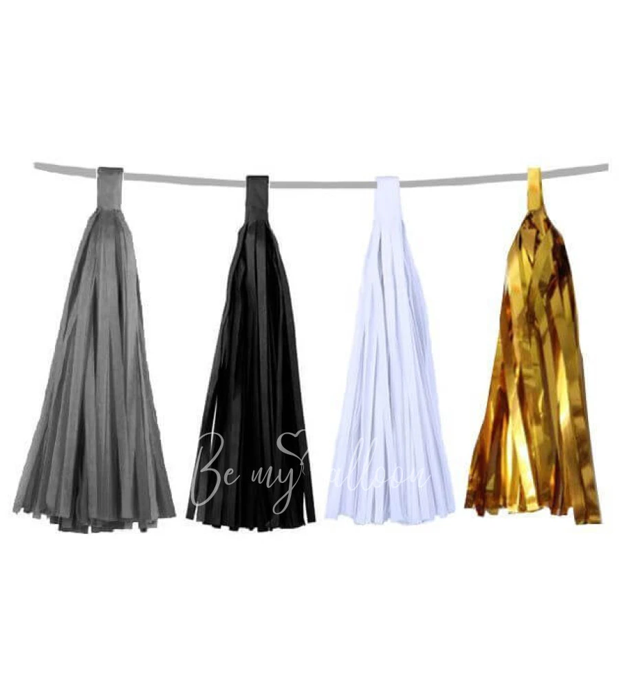 4 Colour Tassel garland 
