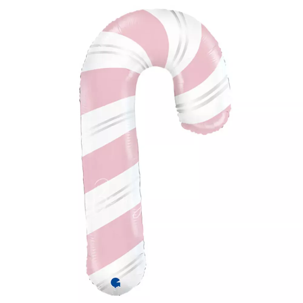 41" Helium foil Pink Candy Cane balloon