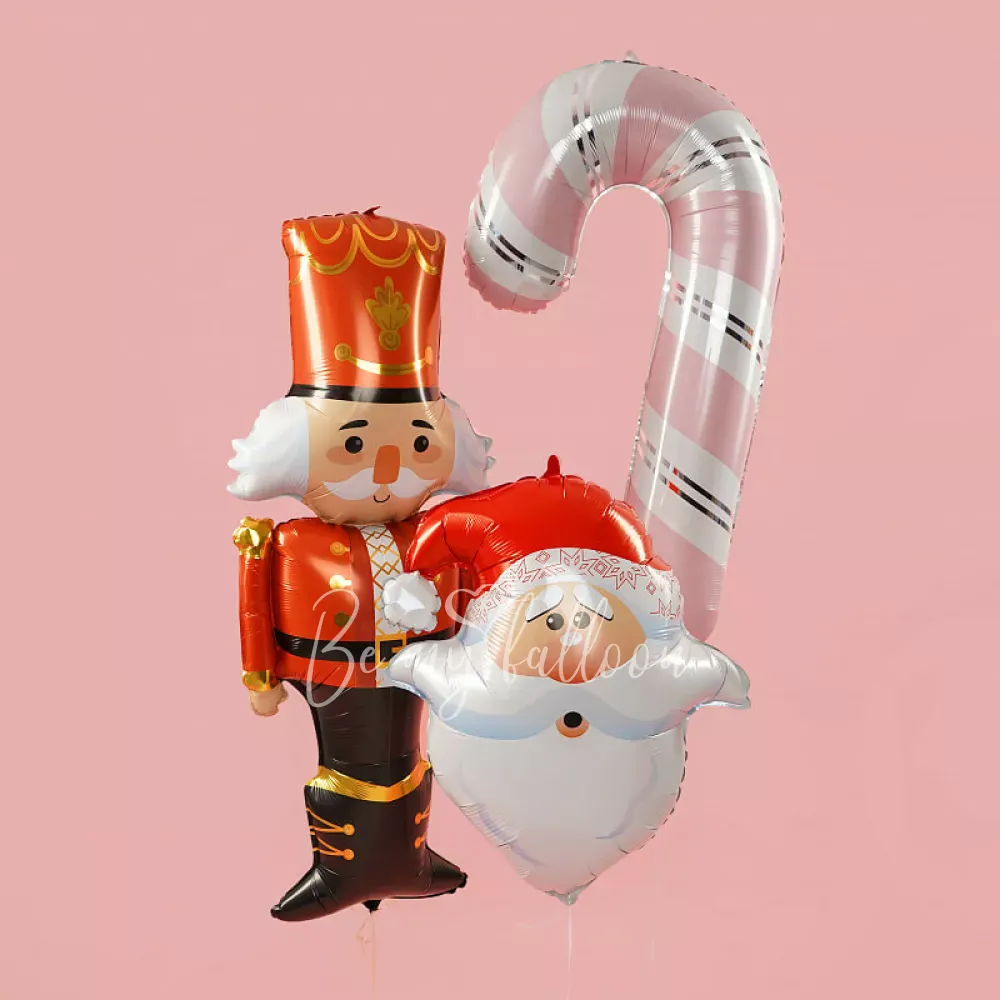 50" Helium foil Christmas Nutcracker balloon