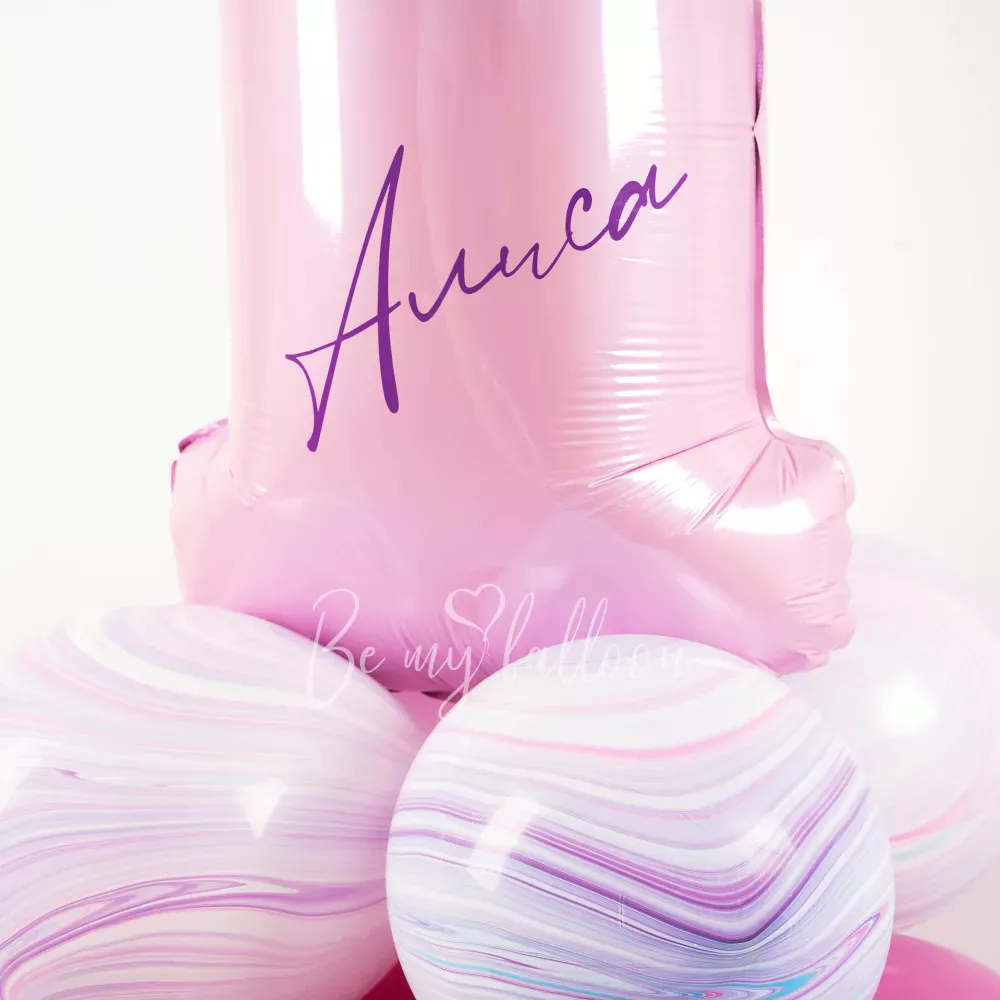 Композиция из шаров Милашка! на Первый День Рождения