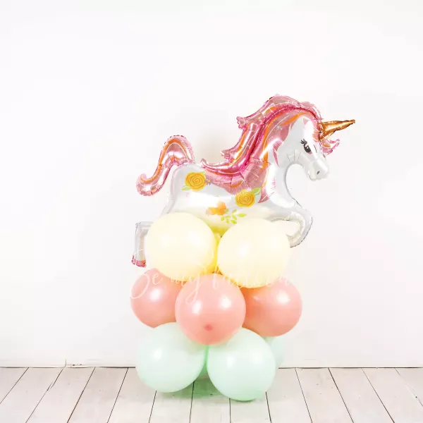 Unicorn balloon composition