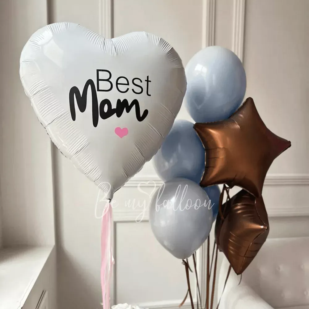 A bouquet of balloons is the best mom