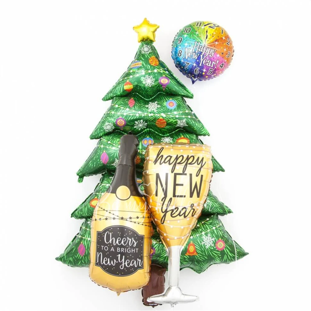 36" Helium foil Champagne Bottle balloon