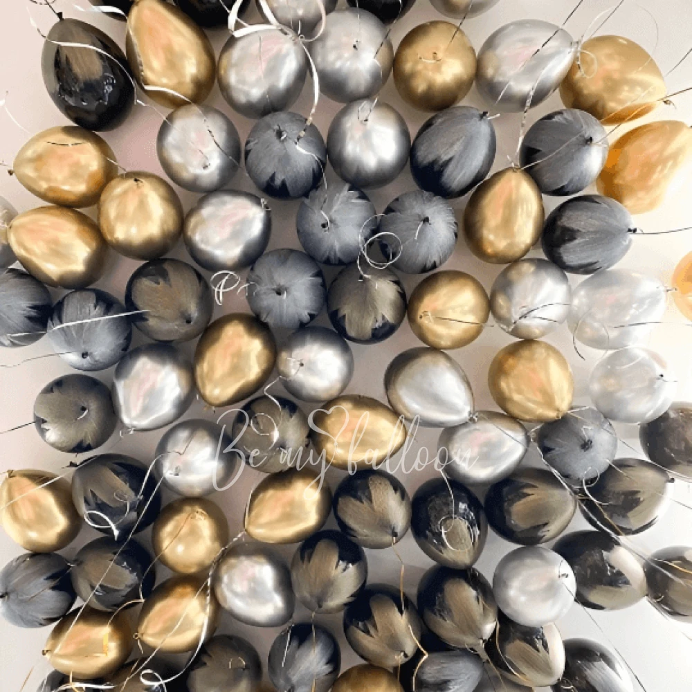 100 ceiling helium balloons premium
