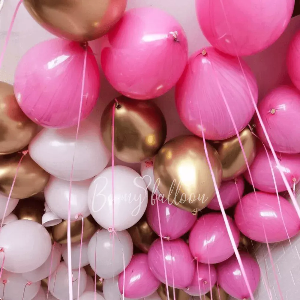 50 потолочных гелиевых шаров премиум класса