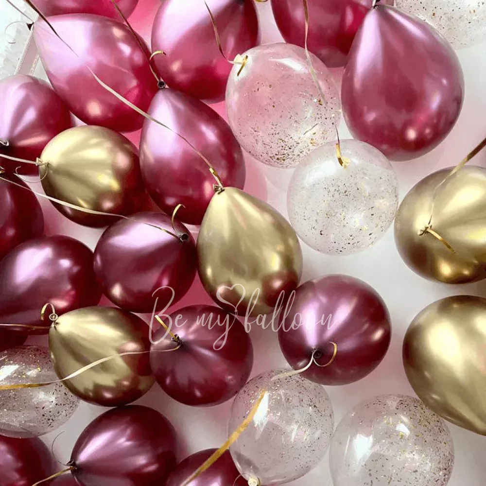 50 потолочных гелиевых шаров премиум класса