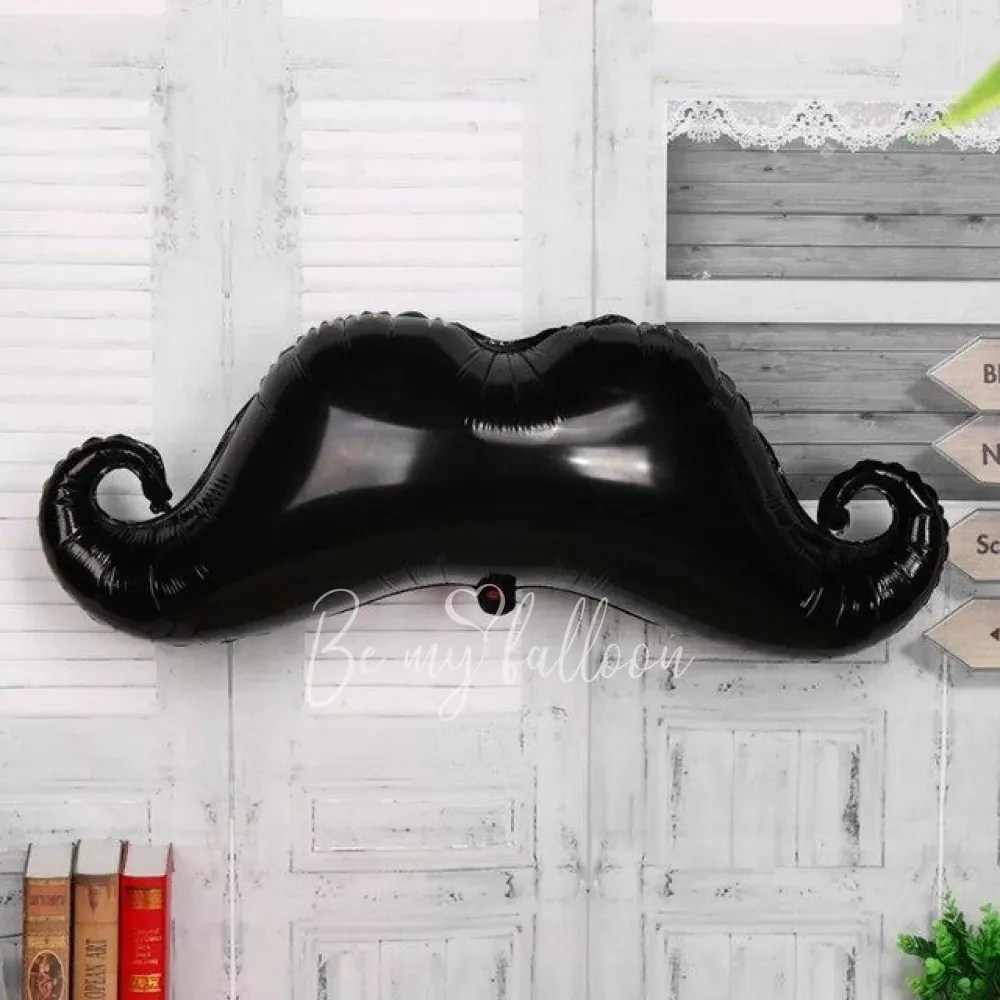 42" Helium foil Mustache balloon