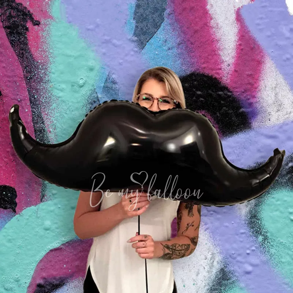 42" Helium foil Mustache balloon