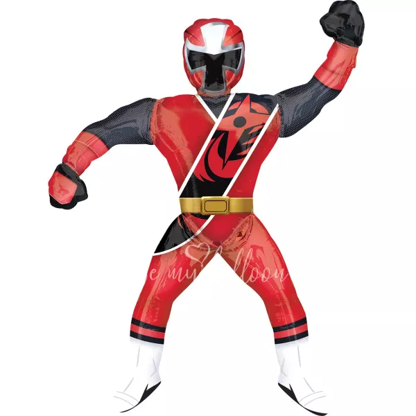 139x170см Шар из фольги под воздух Power Rangers – Ниндзя