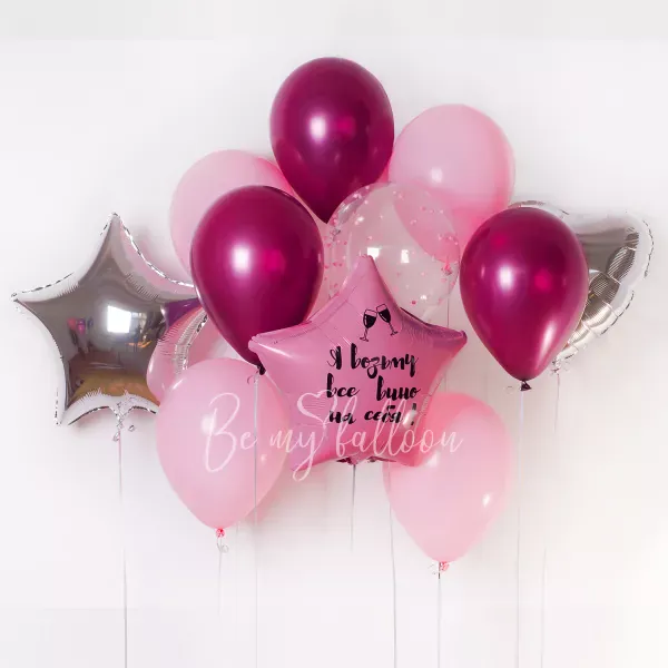 مجموعة بالونات النبيذ